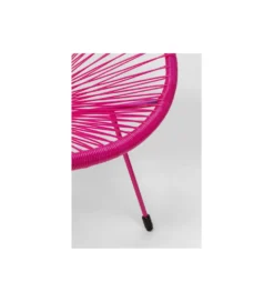 Fotel ACAPULCO 85 cm mono różowy