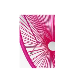 Fotel ACAPULCO 85 cm mono różowy