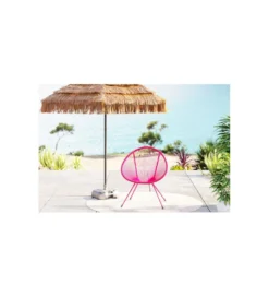 Fotel ACAPULCO 85 cm mono różowy