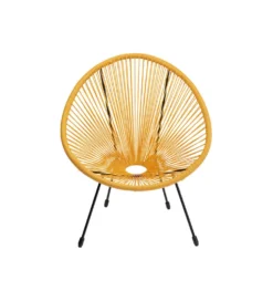 Fotel ACAPULCO 85 cm żółty