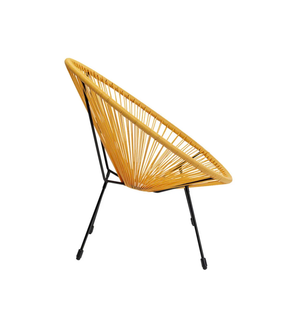Fotel ACAPULCO 85 cm żółty