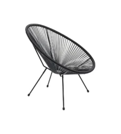 Fotel ACAPULCO MONO 85 cm czarny