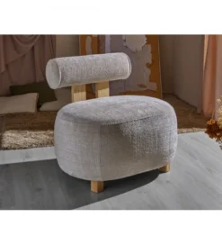 Fotel AKENEHI 70 cm beżowy