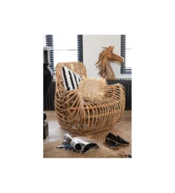 Fotel Ana Rattan Naturalny