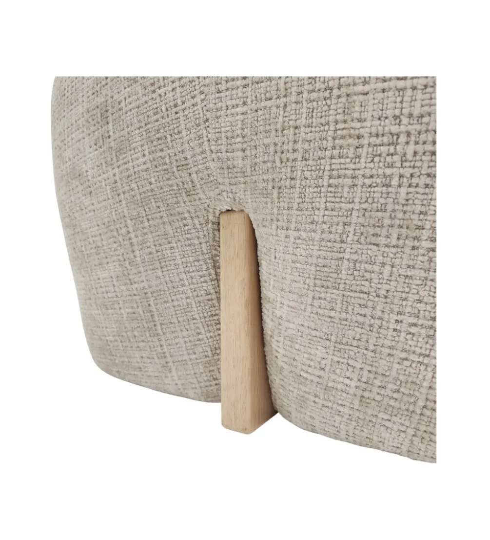Fotel ARHOA 82 cm drewno brzozy beżowy