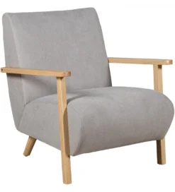 Fotel ARMESY 82 cm beżowy naturalny
