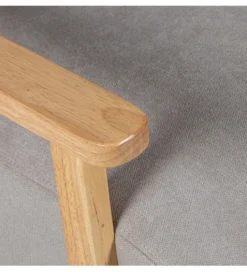 Fotel ARMESY 82 cm beżowy naturalny