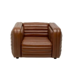 Fotel AURELIO 116 cm brązowy
