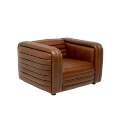 Fotel AURELIO 116 cm brązowy