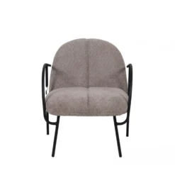 Fotel BADRU RIZO 67 cm szary