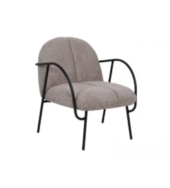 Fotel BADRU RIZO 67 cm szary