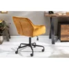 Fotel Biurowy Dutch Comfort ciemna musztarda