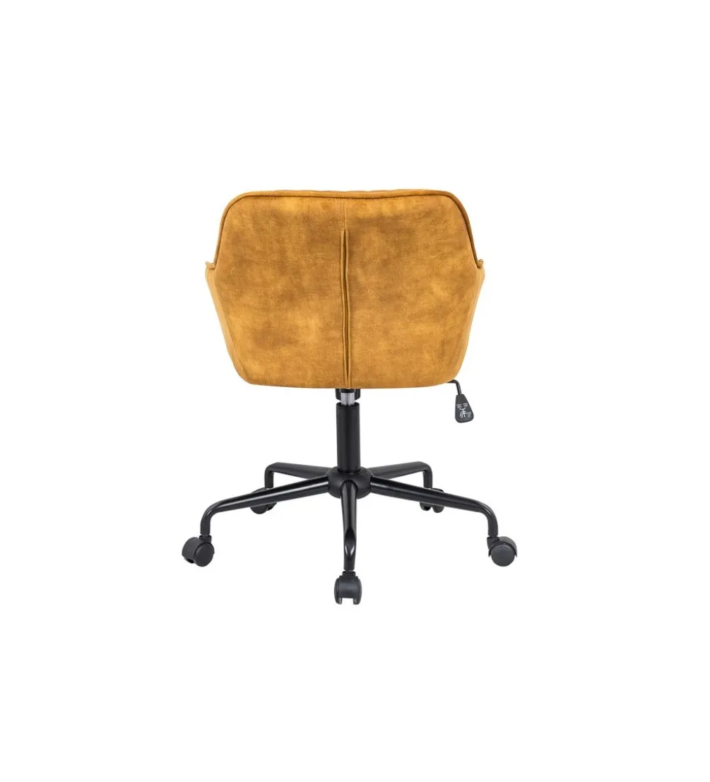 Fotel Biurowy Dutch Comfort ciemna musztarda