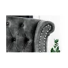 Fotel BRIGIDA Chesterfield szary