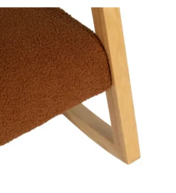 Fotel bujany AKKO 72 cm drewno kauczuk