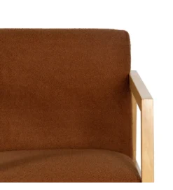 Fotel bujany AKKO 72 cm drewno kauczuk