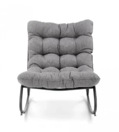Fotel bujany GATTO szary