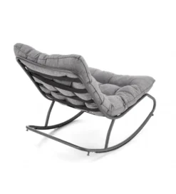 Fotel bujany GATTO szary