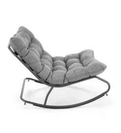 Fotel bujany GATTO szary
