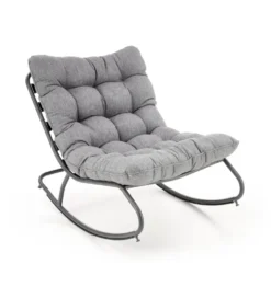 Fotel bujany GATTO szary