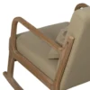 Fotel bujany GLIDIER 80 cm naturalny beżowy