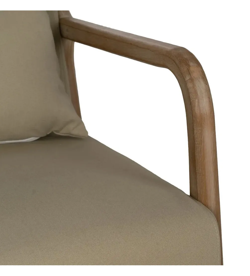 Fotel bujany GLIDIER 80 cm naturalny beżowy