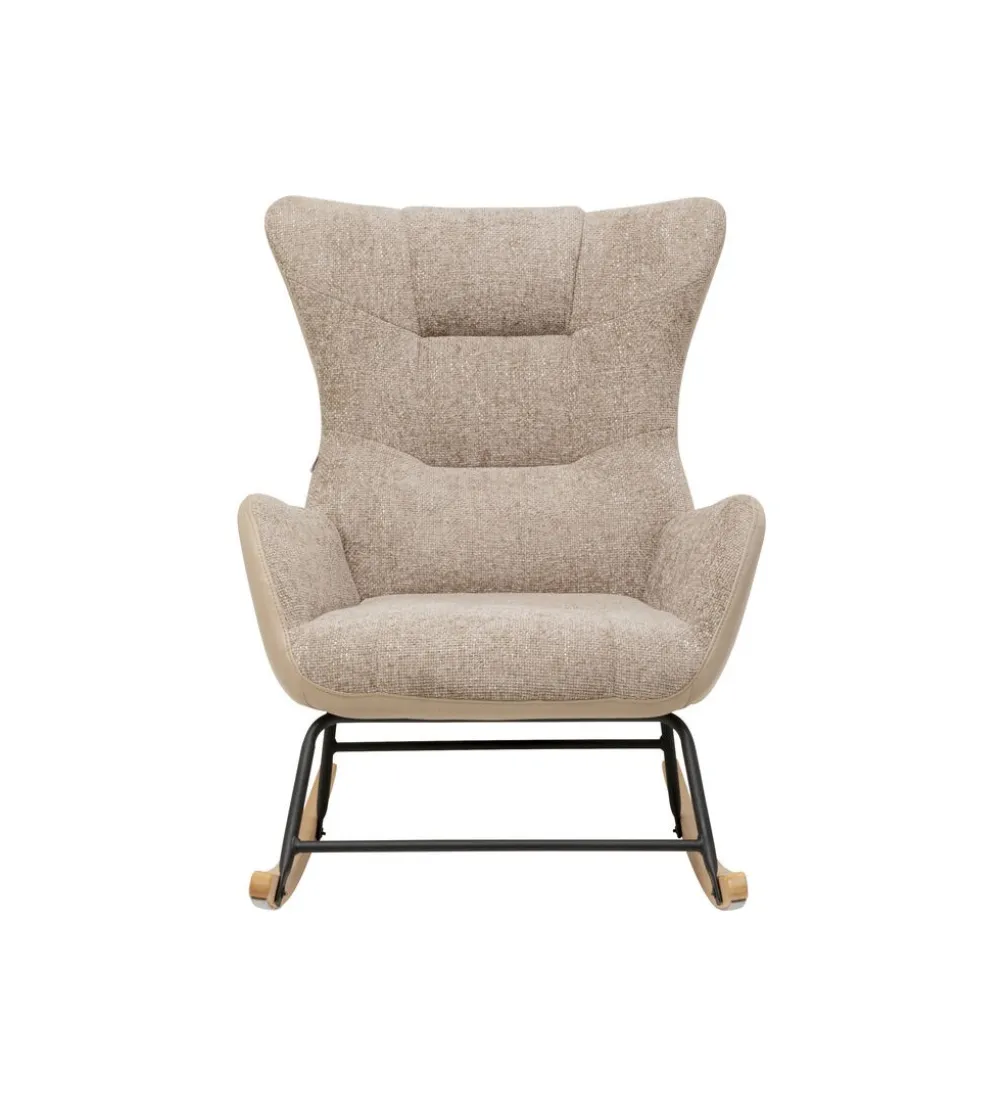 Fotel bujany ROMEO 99 cm beżowy