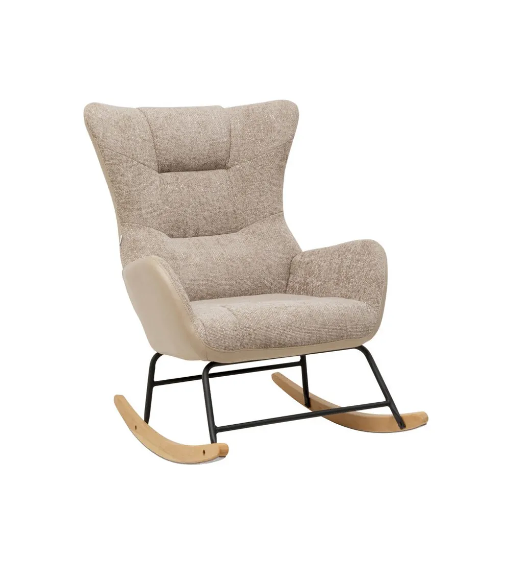 Fotel bujany ROMEO 99 cm beżowy