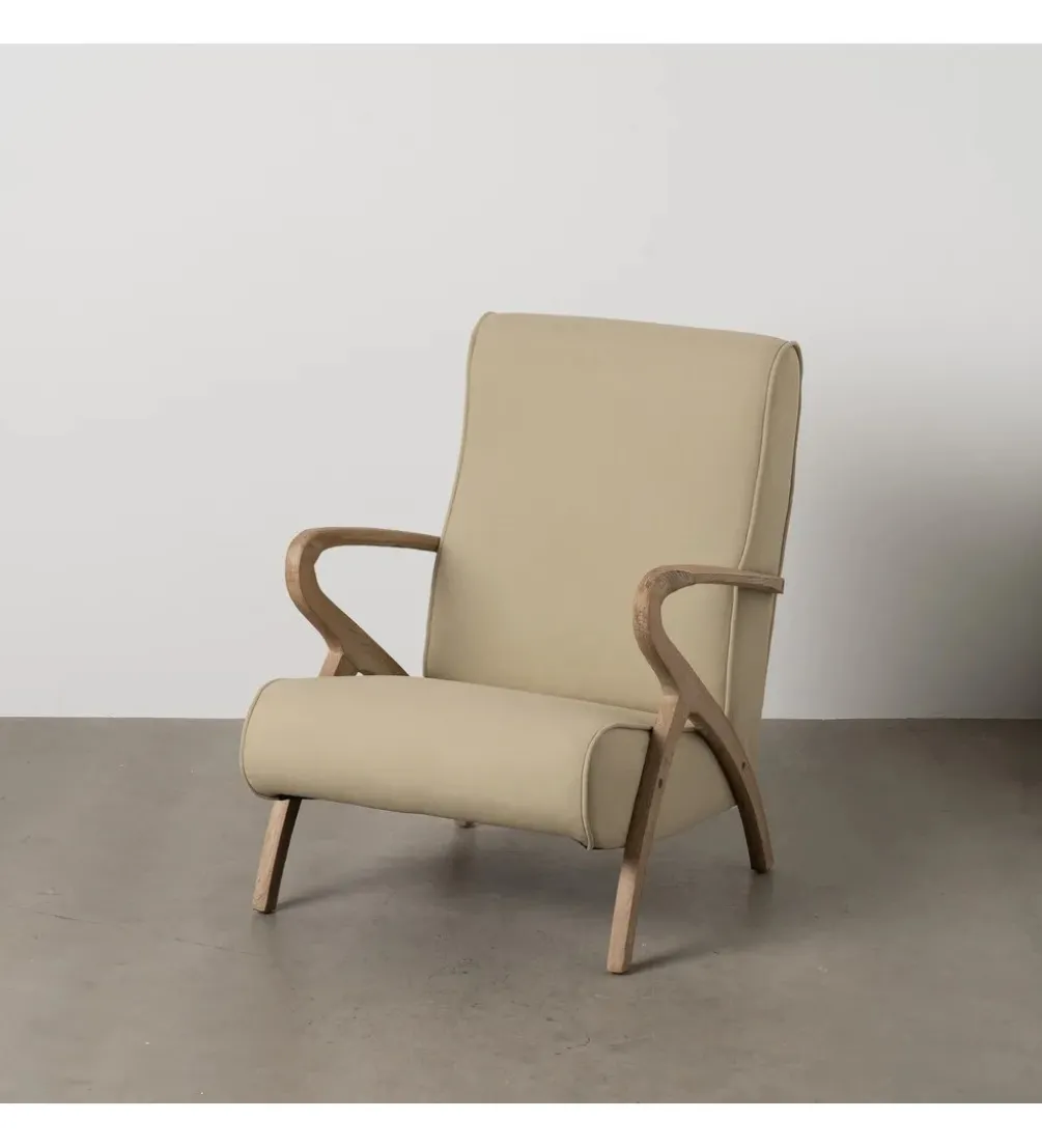 Fotel DEMICERO 85 cm beżowy