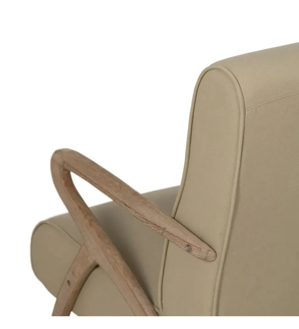 Fotel DEMICERO 85 cm beżowy