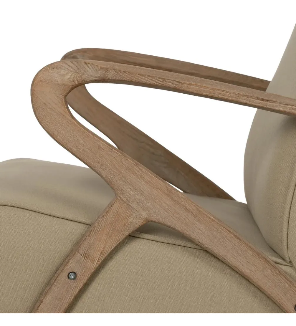 Fotel DEMICERO 85 cm beżowy