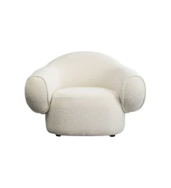Fotel Dreamy Bouclé 110 cm kremowy