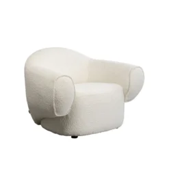 Fotel Dreamy Bouclé 110 cm kremowy