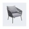 Fotel ELBA 84 cm szary