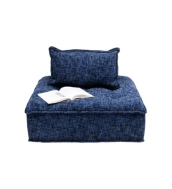 Fotel ELEMENT PORTOFINO 106 cm niebieski