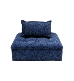 Fotel ELEMENT PORTOFINO 106 cm niebieski
