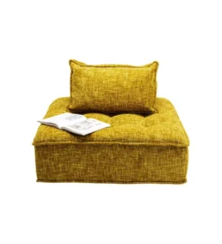 Fotel ELEMENT PORTOFINO 106 cm żółty
