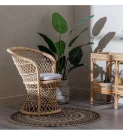 Fotel ENSO 84 cm ratan naturalny