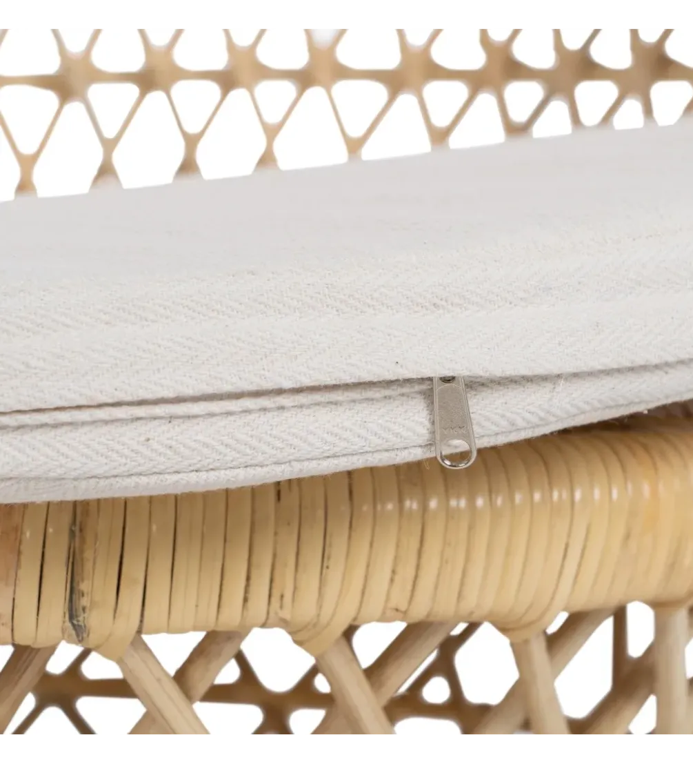 Fotel ENSO 84 cm ratan naturalny