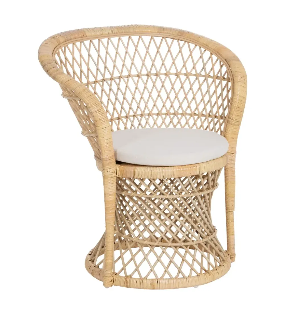 Fotel ENSO 84 cm ratan naturalny