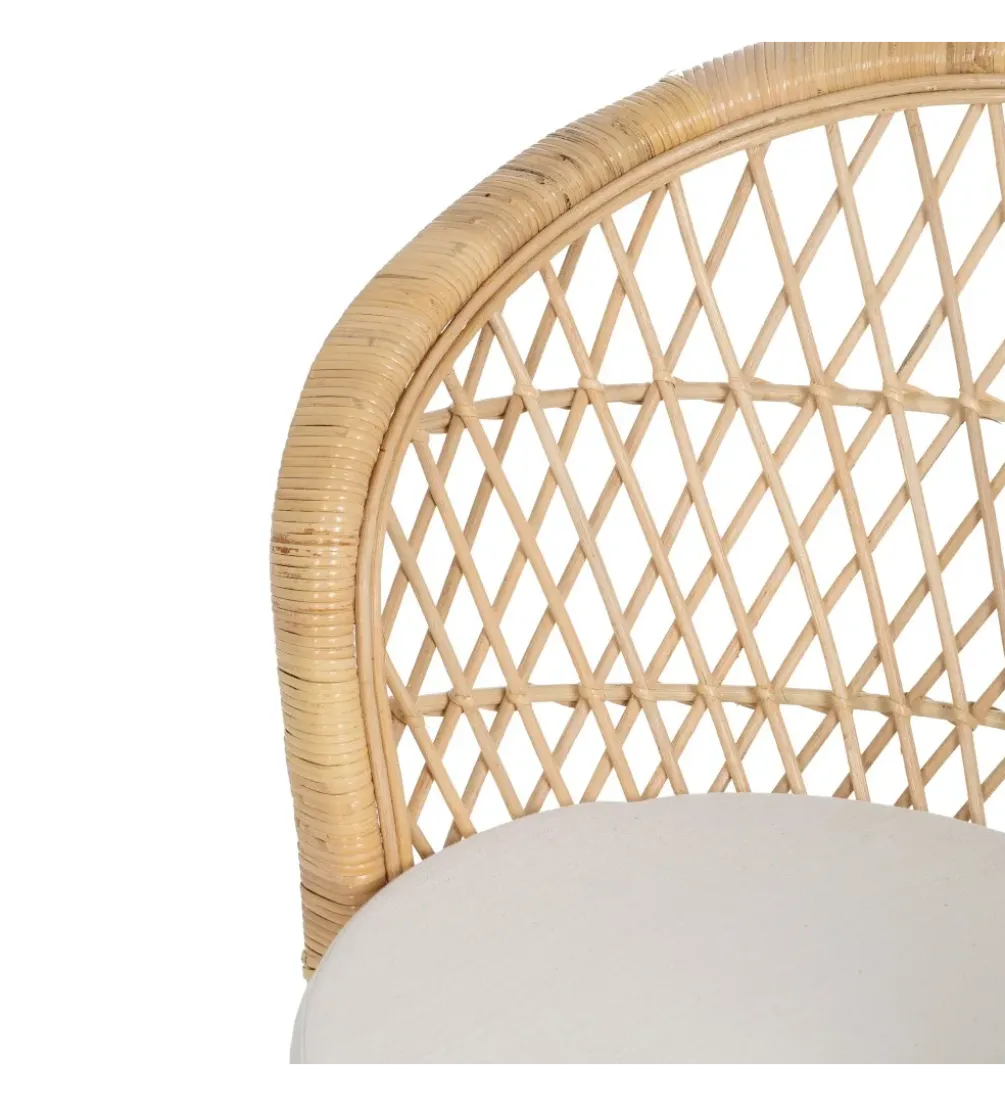 Fotel ENSO 84 cm ratan naturalny