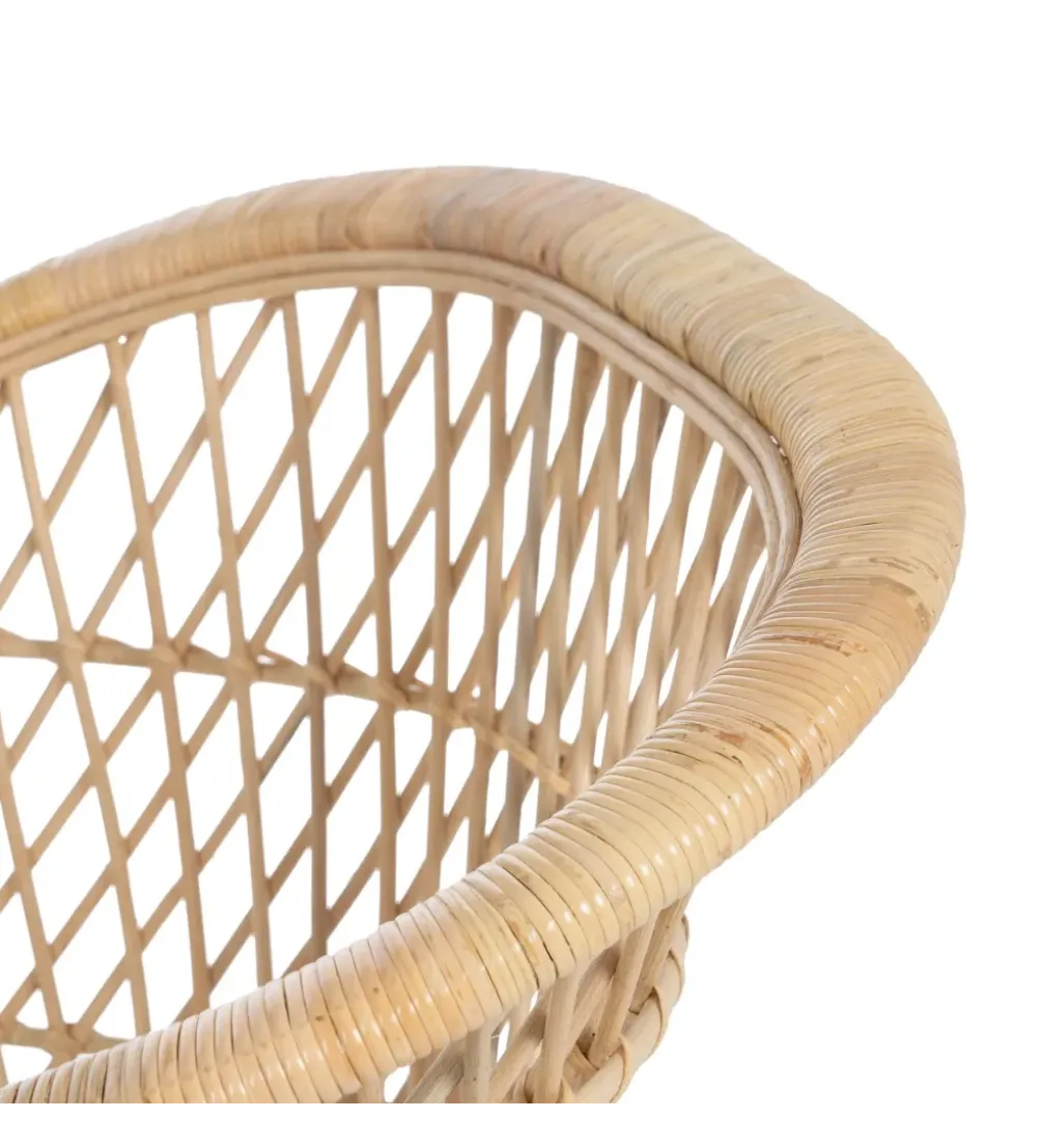 Fotel ENSO 84 cm ratan naturalny