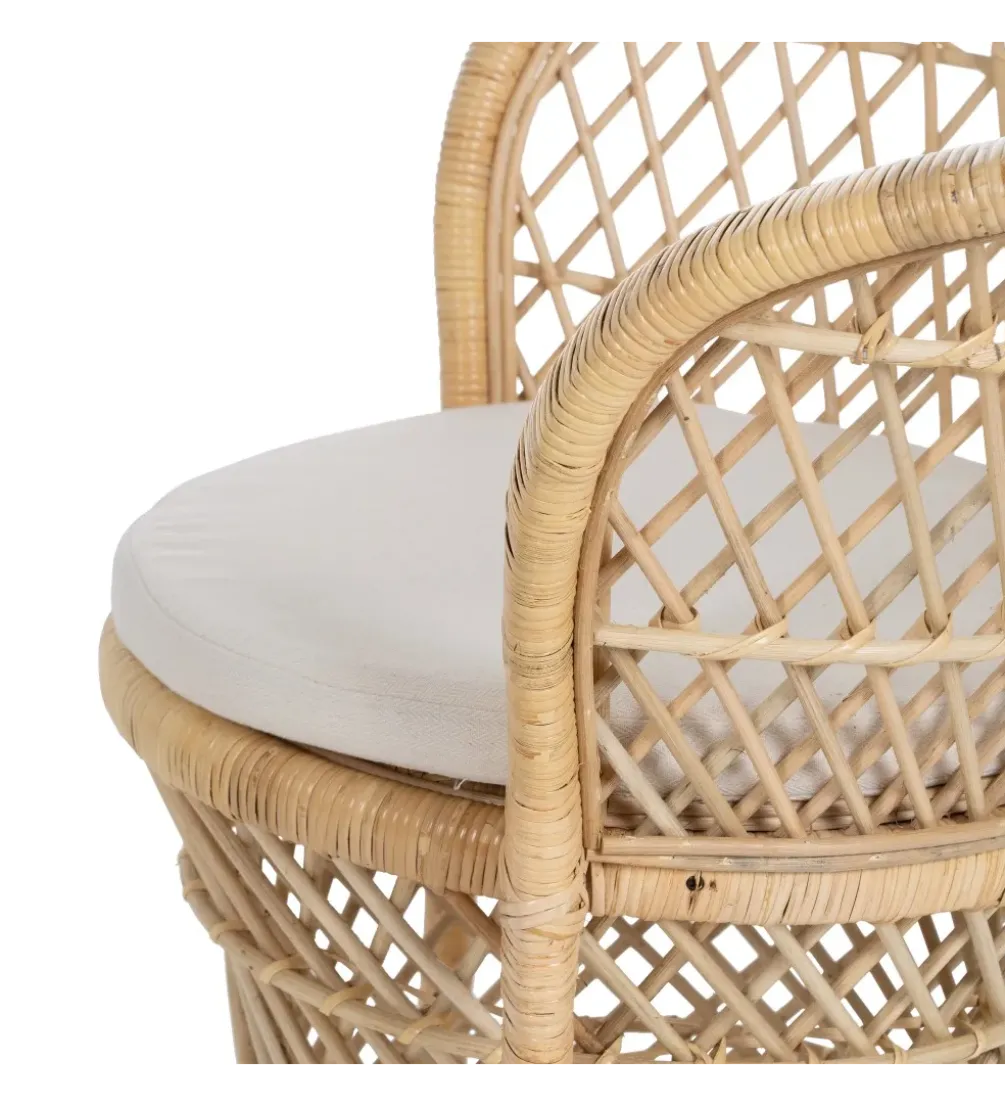 Fotel ENSO 84 cm ratan naturalny