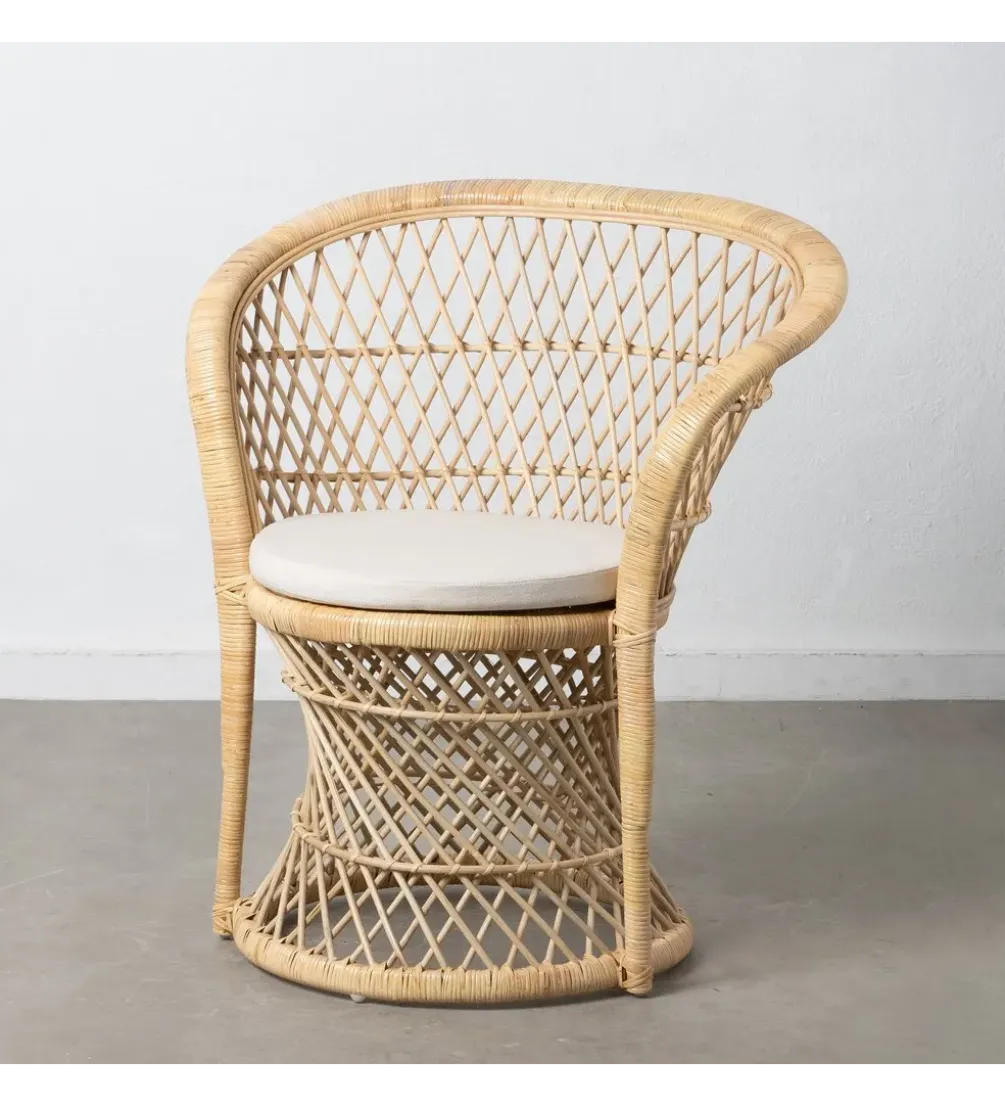 Fotel ENSO 84 cm ratan naturalny