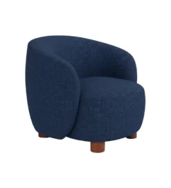 Fotel ESTAMPADO 62 cm granatowy