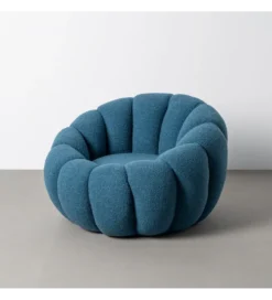 Fotel FAHKA 92 cm niebieski