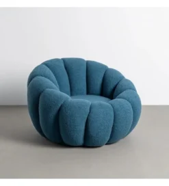 Fotel FAHKA 92 cm niebieski