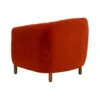 Fotel HERMANEZ 81 cm czerwony