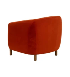 Fotel HERMANEZ 81 cm czerwony