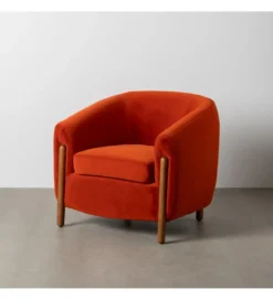 Fotel HERMANEZ 81 cm czerwony